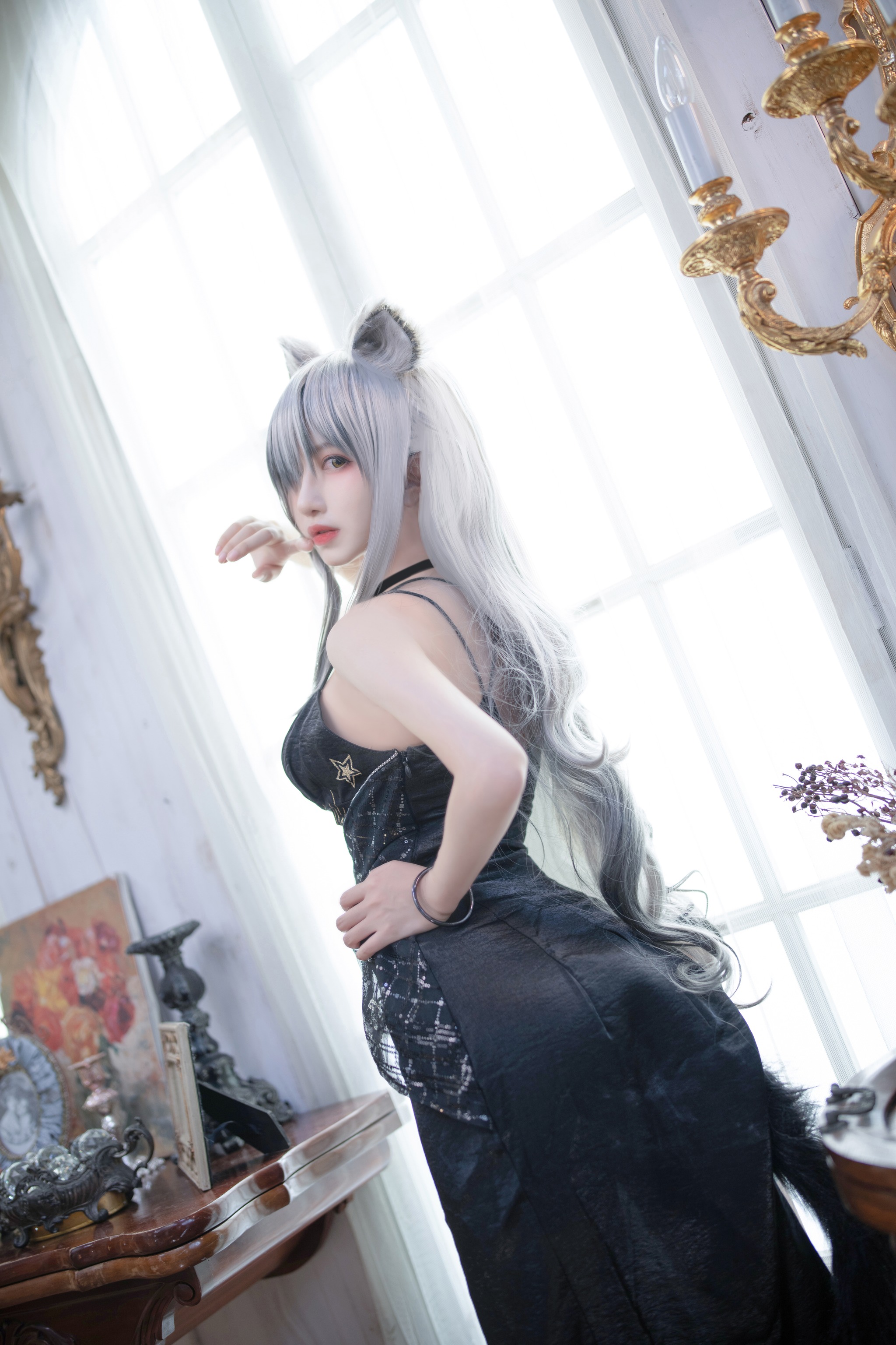 Shika小鹿鹿 - NO.098 明日方舟 黑[15P]-XikXak